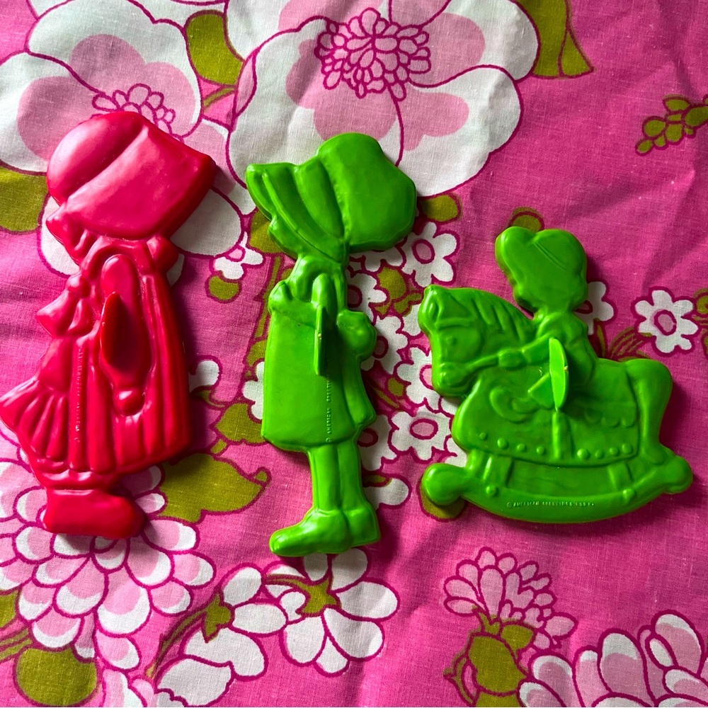 Holly Hobbie Cookie Cutters Vintage American Greetings Set of 3